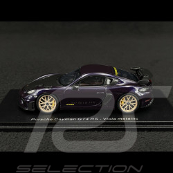Porsche 718 Cayman GT4 RS Type 982 Pack Weissach 2023 Viola Métallique 1/43 Spark S8782