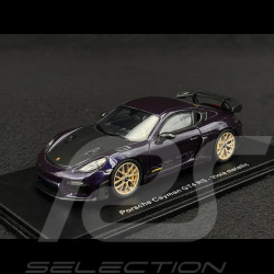 Porsche 718 Cayman GT4 RS Typ 982 Weissach Package 2023 Viola Metallic 1/43 Spark S8782
