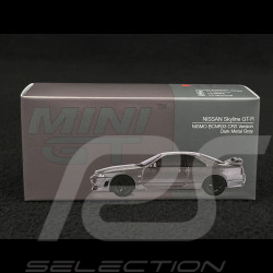 Nissan Skyline GT-R Nismo BCNR33 CRS Version 1993 Gris Foncé 1/64 Mini GT MGT01128-R