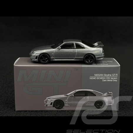 Nissan Skyline GT-R Nismo BCNR33 CRS Version 1993 Dunkelgrau 1/64 Mini GT MGT01128-R