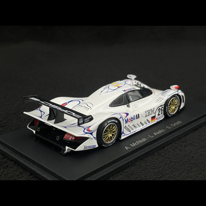 Porsche 911 GT1 Winner 24h Le Mans 1998 n° 26 1/43 Spark 43LM98