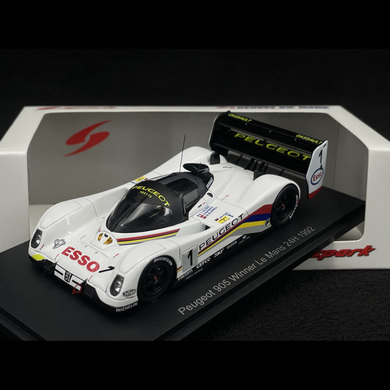 Peugeot 905 Winner 24h Le Mans 1992 n°1 1/43 Spark 43LM92