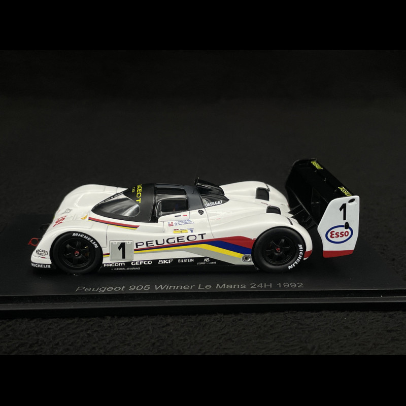 Peugeot 905 Winner 24h Le Mans 1992 n°1 1/43 Spark 43LM92