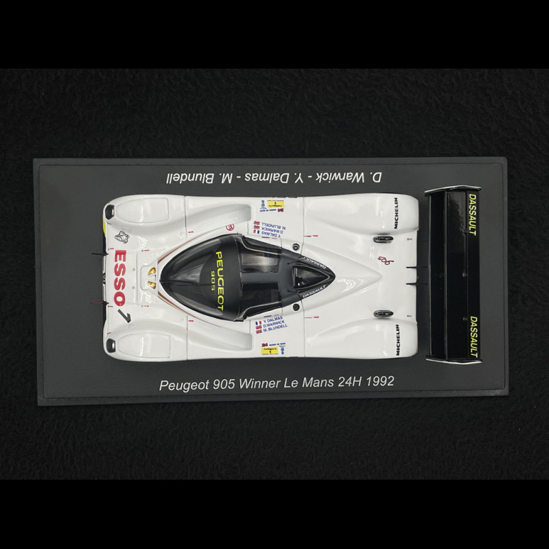Peugeot 905 Winner 24h Le Mans 1992 n°1 1/43 Spark 43LM92
