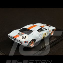 Ford GT40 Mk I n° 9 Gulf Vainqueur 24h Le Mans 1968 1/43 Spark 43LM68