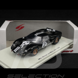 Ford GT40 Mk II n° 2 Winner 24h Le Mans 1966 1/43 Spark 43LM66