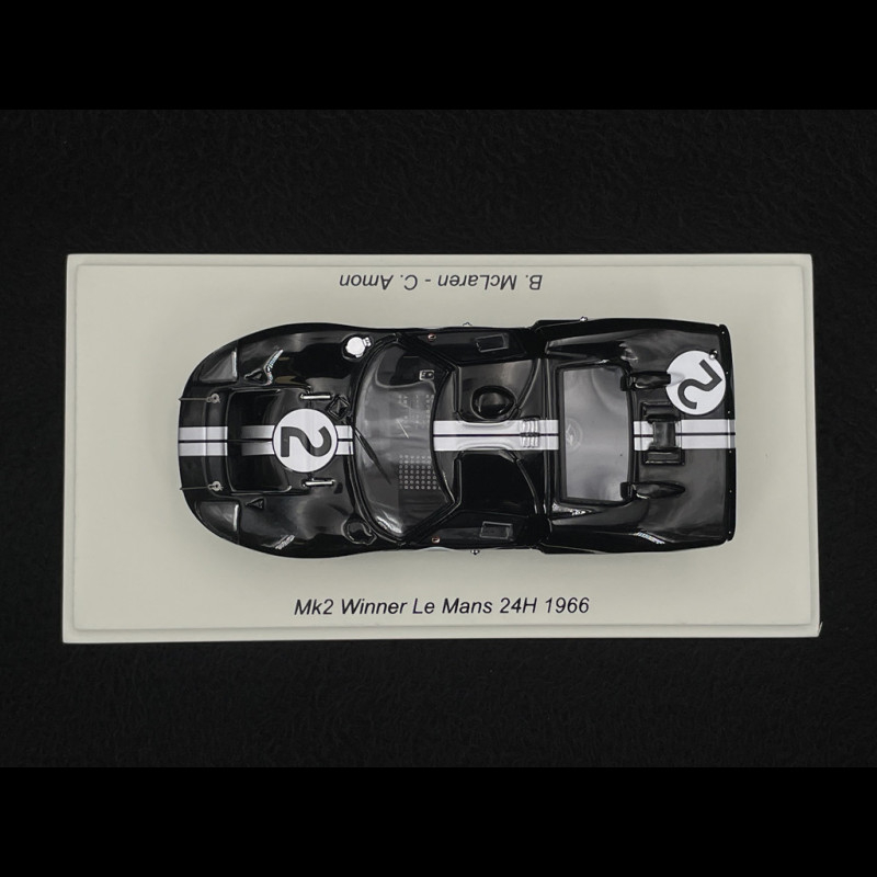 ミニカー 1/43 Ford Mk2 Winner Le Mans 1966 Ford GT40 Mk II n° 2 Winner 24h Le Mans 1966 1/43 Spark 43LM66
