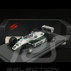 Keke Rosberg Williams FW08 n° 6 Winner Swiss GP 1982 1/43 Spark S7498
