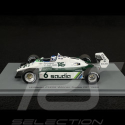 Keke Rosberg Williams FW08 n° 6 Sieger Schweizer GP 1982 1/43 Spark S7498