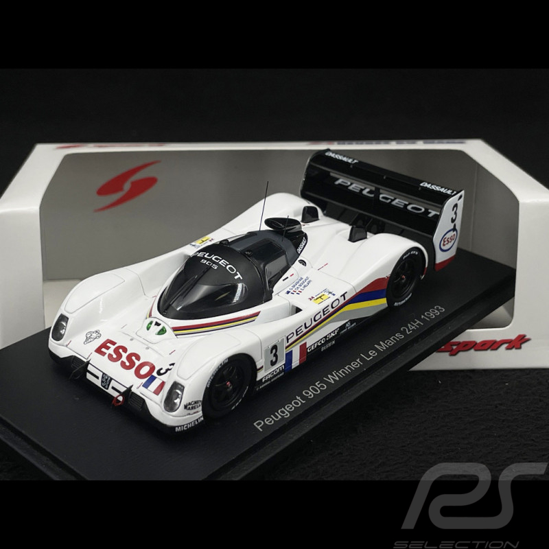 Peugeot 905 Evo n° 3 Sieger 24h Le Mans 1993 1/43 Spark 43LM93