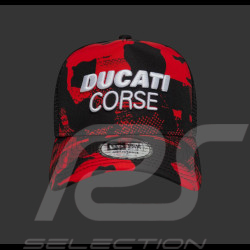 Ducati Hat Official Trucker New Era Camou Black / Red 60897573 - unisex