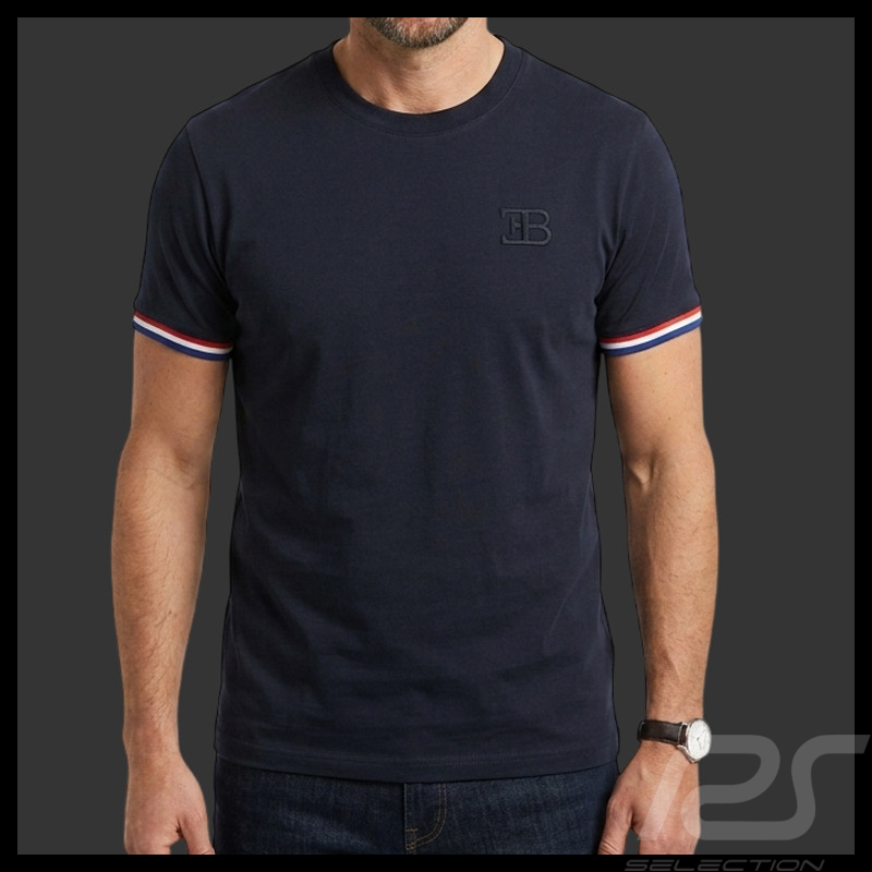 Bugatti T-Shirt EB Piquet Marineblau BU000BL - Herren