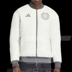 Mercedes Jacke AMG-Petronas Wendejacke F1 Team Adidas Grau / Beige KR3572 - unisex