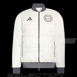 Mercedes Jacket AMG-Petronas Reversible F1 Team Adidas Grey / Beige KR3572 - unisex