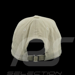 Casquette Exclusive RS Club Velours Côtelé Beige avec Patch