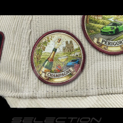 Casquette Exclusive RS Club Velours Côtelé Beige avec Patch