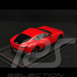 Ferrari Amalfi 2024 Rosso Corsa Black Wheel Rims 1/18 BBR Models P18272A1
