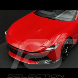 Ferrari Amalfi 2024 Rosso Corsa Jantes Noires 1/18 BBR Models P18272A1