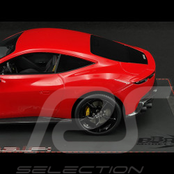 Ferrari Amalfi 2024 Rosso Corsa Black Wheel Rims 1/18 BBR Models P18272A1