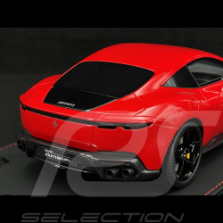 Ferrari Amalfi 2024 Rosso Corsa Schwarze Felgen 1/18 BBR Models P18272A1