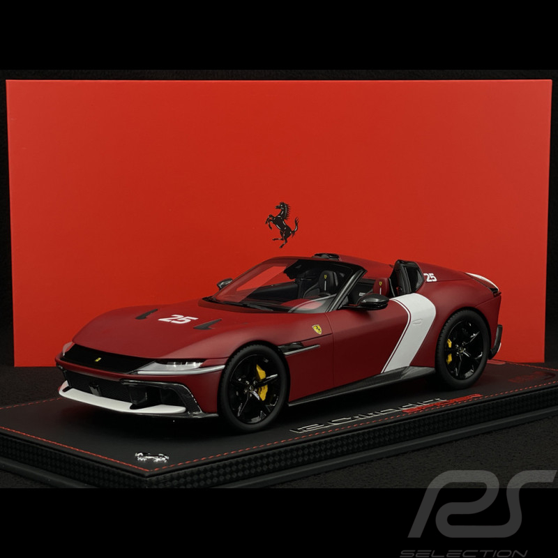 Ferrari 12Cilindri Spider n° 25 Rosso Racing 2025 Matt 1/18 BBR Models P18251F1