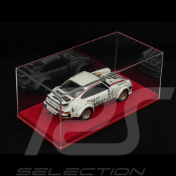1/18 BBR Vitrine für Modelle mit rotem Alcantara Sockel Premium Qualität