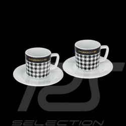 Set von 2 Porsche Espressotassen Pepita WAP05015526PED