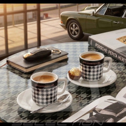 Set von 2 Porsche Espressotassen Pepita WAP05015526PED
