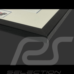 Alpine Frame A110 2018 Black Wooden Frame with Sketch 25 x 30 cm - Uli Ehret