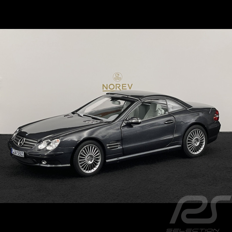 Mercedes-Benz SL 55 AMG 2003 Gris Métallisé 1/18 Norev 183844