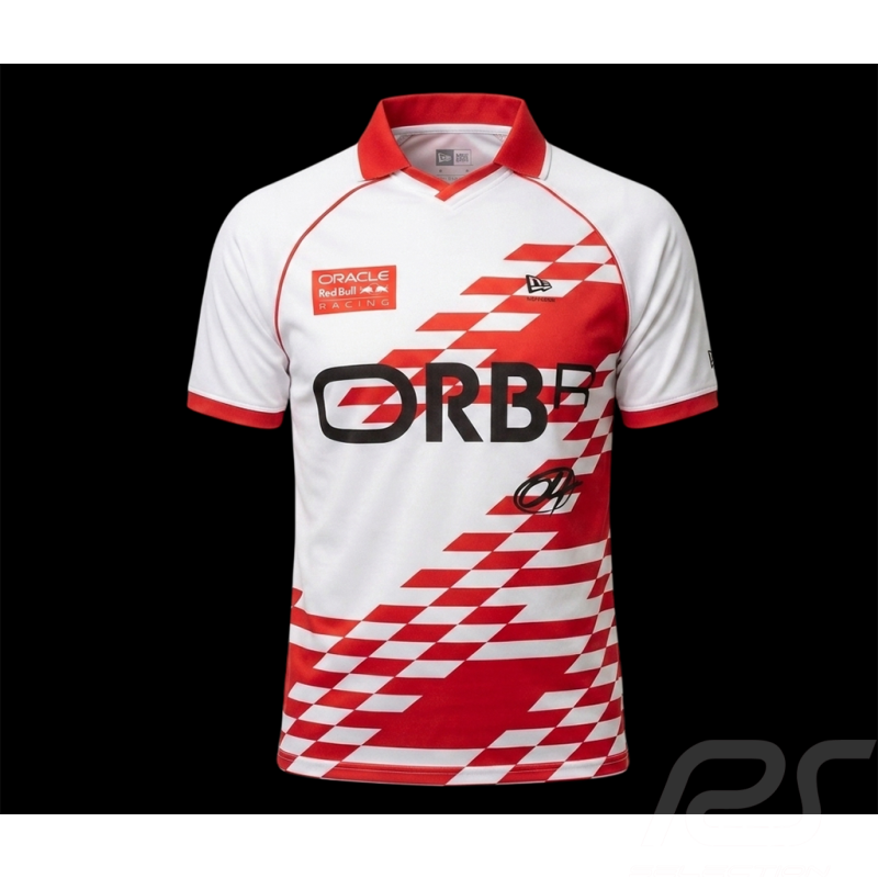 Red Bull T-Shirt Racing F1 Team Football Weiß / Rot New Era 60897395 - Unisex