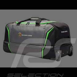 Lamborghini Trolley Squadra Corse Reisetasche Schwarz / Grau / Grün LC322104