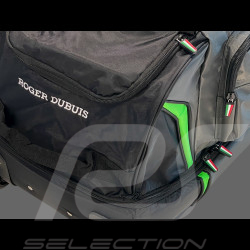 Lamborghini Trolley Squadra Corse Travel Bag Black / Grey / Green LC322104
