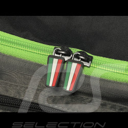 Lamborghini Trolley Squadra Corse Travel Bag Black / Grey / Green LC322104
