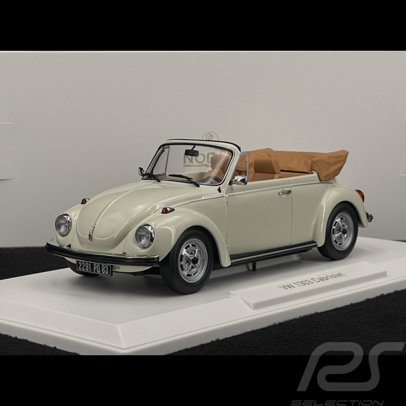 Volkswagen 1303 Cabriolet 1972 Ivory 1/18 Norev 188535