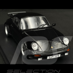 Porsche 911 Turbo 3.0 Type 930 1976 Black 1/18 KK Scale KKDC180575