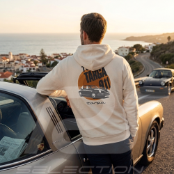 Porsche 911 Kapuzenpullover Targa 60 Jahre Puma Beige WAP112T60Y - Unisex