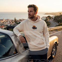 Sweat Porsche 911 Targa 60 ans à Capuche Puma Beige WAP112T60Y - Mixte