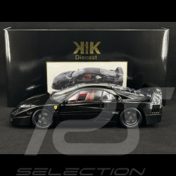 Ferrari F40 Lightweight 1990 Schwarz 1/12 KK Scale KKDC120254