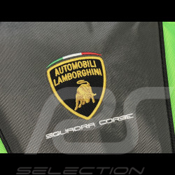 Lamborghini Shoulder Bag Squadra Corse Black / Grey / Green LC321904