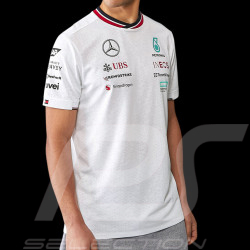 T-shirt Mercedes Pas Cher AMG Petronas F1 Team Tommy Hilfiger Blanc 701227950-001- homme