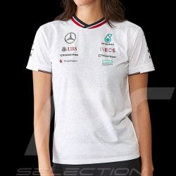 Mercedes T-Shirt Günstige AMG Petronas F1 Team Tommy Hilfiger Weiß 701227951-001- damen