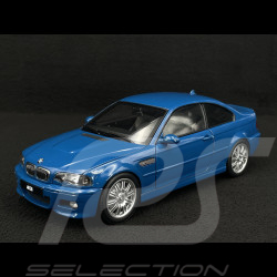 BMW M3 CSL E46 2000 Bleu 1/18 Norev 183001
