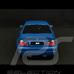BMW M3 CSL E46 2000 Bleu 1/18 Norev 183001