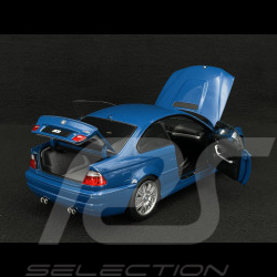 BMW M3 CSL E46 2000 Blue 1/18 Norev 183001