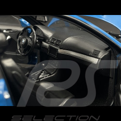 BMW M3 CSL E46 2000 Blue 1/18 Norev 183001