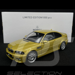BMW M3 CSL E46 2000 Metallic-Gelb 1/18 Norev 183000