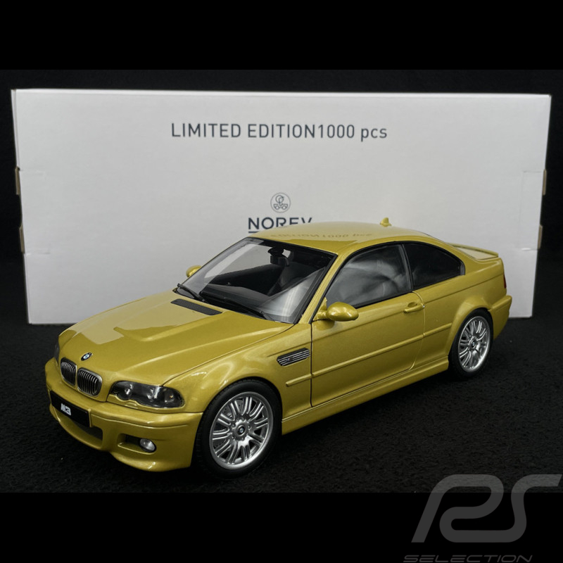 BMW M3 CSL E46 2000 Metallic-Gelb 1/18 Norev 183000
