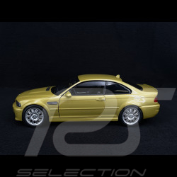 BMW M3 CSL E46 2000 Metallic Yallow 1/18 Norev 183000
