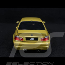 BMW M3 CSL E46 2000 Metallic Yallow 1/18 Norev 183000